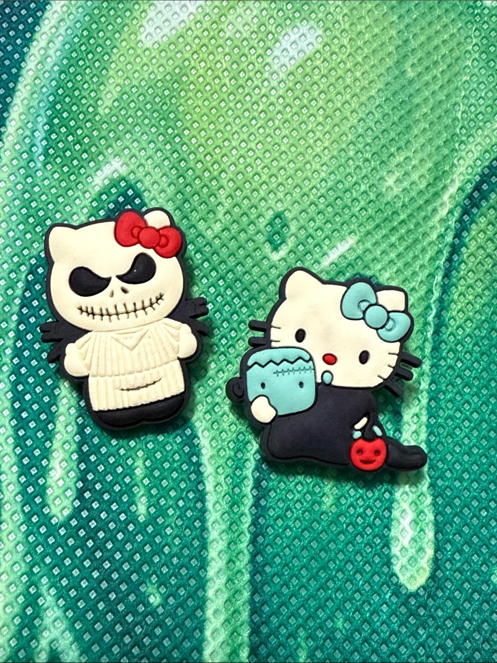 Hello Kitty Halloween Silicone Croc Charms